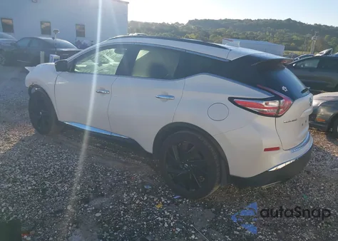 2017 Nissan Murano Platinum из США, поврежденный, VIN 5N1AZ2MH8HN188069